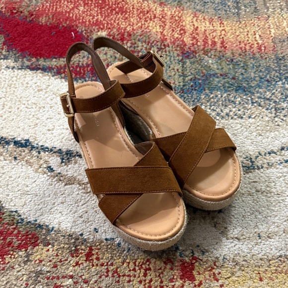 American Eagle Outfitters Shoes - American Eagle Wedge Espadrille Sandals